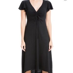 Elegant Black Midi Dress